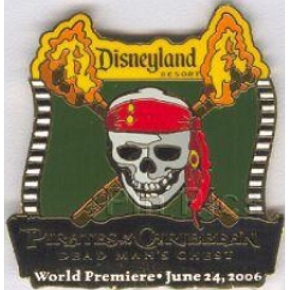 Disney Pin Cast Member Pirates of the Caribbean World‎ Premiere 2006 LE 47956